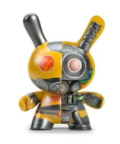 Spastic Pops KIDROBOT 5" DAIROBO-B MECHA HALF RAY DUNNY BY DOLLY OBLONG - YELLOW Designer Brands!