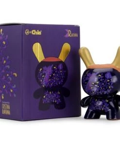 Spastic Pops Designer Brands! KIDROBOT CRISTINA RAVENNA 5" CHIA DUNNY-NOCTIS PURPLE
