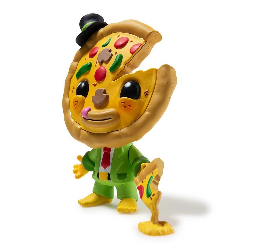 Spastic Pops KIDROBOT LYLA & PIPER TOLLESON - 4" MY LITTLE PIZZA - GREEN Designer Brands! 3 Spastic Pops KIDROBOT LYLA & PIPER TOLLESON - 4" MY LITTLE PIZZA - GREEN Designer Brands!