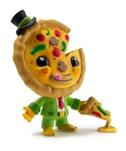 Spastic Pops KIDROBOT LYLA & PIPER TOLLESON - 4" MY LITTLE PIZZA - GREEN Designer Brands!