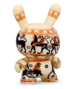 Spastic Pops KIDROBOT THE MET 3" SHOWPIECE DUNNY- GREEK COSMETIC VASE Designer Brands! 24 Spastic Pops KIDROBOT THE MET 3