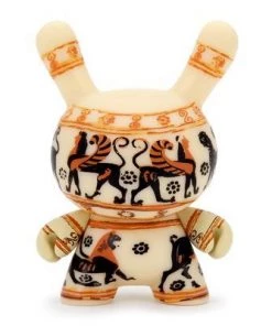 Spastic Pops KIDROBOT THE MET 3" SHOWPIECE DUNNY- GREEK COSMETIC VASE Designer Brands! 17 Spastic Pops KIDROBOT THE MET 3