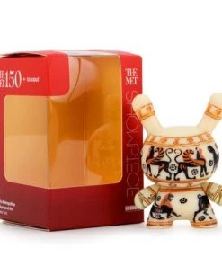 Spastic Pops KIDROBOT THE MET 3" SHOWPIECE DUNNY- GREEK COSMETIC VASE Designer Brands!