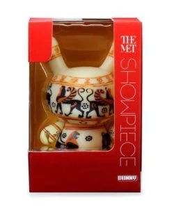 Spastic Pops KIDROBOT THE MET 3" SHOWPIECE DUNNY- GREEK COSMETIC VASE Designer Brands!