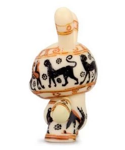 Spastic Pops KIDROBOT THE MET 3" SHOWPIECE DUNNY- GREEK COSMETIC VASE Designer Brands! 20 Spastic Pops KIDROBOT THE MET 3