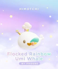 Spastic Pops LE50 Motchitoys Figure Flocked Rainbow Umi Whale [2020 Holiday Exclusive]