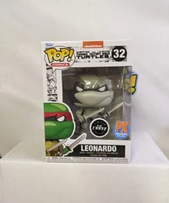 Spastic Pops The Drop! Leonardo Eastman & Laird's - Leonardo (Black & White)