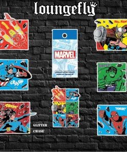 Spastic Pops Loungefly Blind Box Enamel Pins: Marvel Comics Squares (Buy 12 For A SEALED Case)