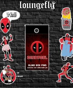 Spastic Pops Loungefly Blind Box Enamel Pins: Marvel Deadpool (Buy 12 For A SEALED Case) Marvel!
