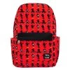 Spastic Pops Designer Brands! LOUNGEFLY: Disney Mickey Mouse Parts Nylon Backpack