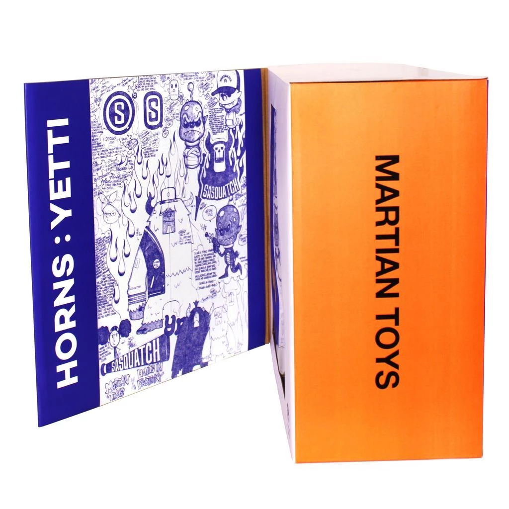 Spastic Pops MARTIAN TOYS: LE150 "HORNS" Sasquatch By Hands In Factory X Martian Toys 10 Spastic Pops MARTIAN TOYS: LE150 "HORNS" Sasquatch By Hands In Factory X Martian Toys