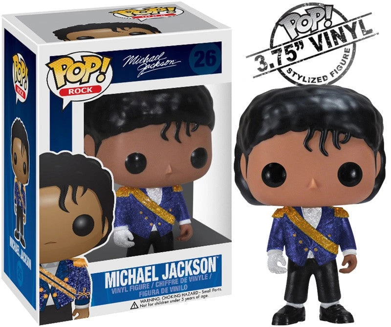 Spastic Pops Michael Jackson Type: Vinyl Art Toys Brand: Funko Series: Pop! Vinyl , Pop! Rocks Reference #: 26 Related Subjects: Michael Jackson , Musicians 1 Spastic Pops Michael Jackson Type: Vinyl Art Toys Brand: Funko Series: Pop! Vinyl , Pop! Rocks Reference #: 26 Related Subjects: Michael Jackson , Musicians