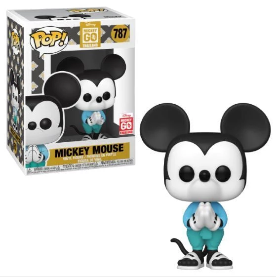 Spastic Pops Disney! Mickey Mouse Alternative Name: Mickey Mouse (Mickey Go Thailand) Type: Vinyl Art Toys Brand: Funko Series: Pop! Disney , Pop! Vinyl Production Status: Exclusive Reference #: 787 Released: 2021