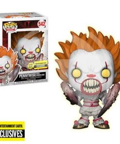 Spastic Pops The Drop! Pennywise With Spider Legs (GITD) Type: Vinyl Art Toys Glow - Entertainment Earth Exclusive