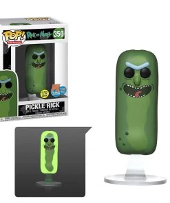 Spastic Pops Misc Funko! Pickle Rick (No Limbs) (Glow In The Dark) Type: Vinyl Art Toys Glow - Previews SDCC 2019 Exclusive