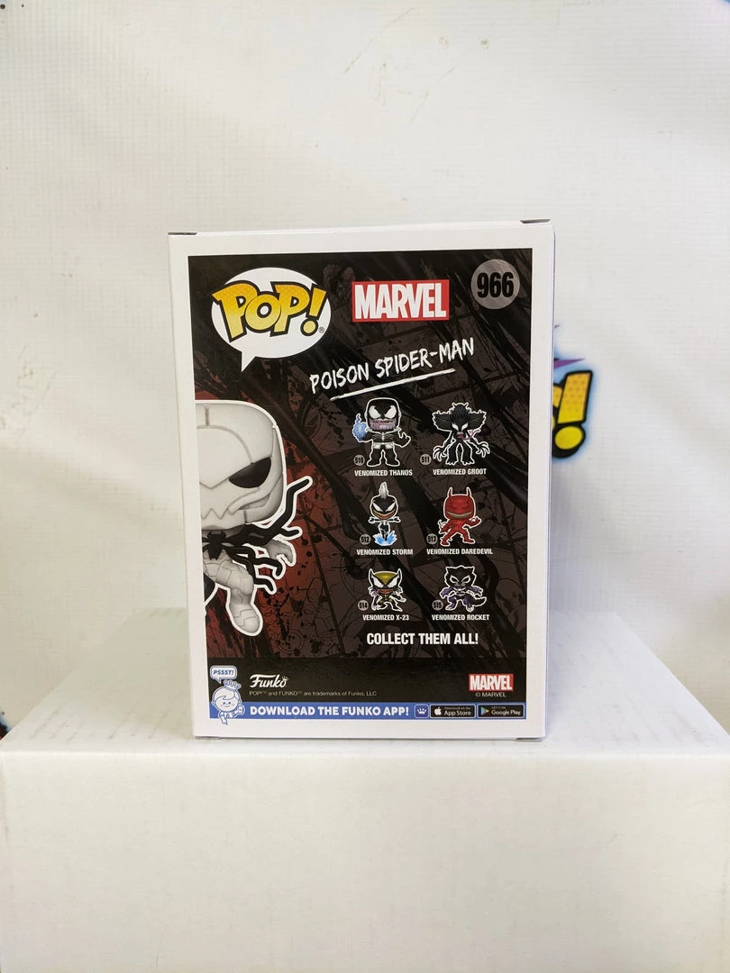 Spastic Pops Poison Spider-Man (Glow In The Dark) The Drop! 3 Spastic Pops Poison Spider-Man (Glow In The Dark) The Drop!