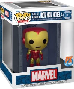 Spastic Pops POP! Deluxe: Marvel Hall Of Armor - Iron Man Model 4 [PX Previews Exclusive] In Stock!