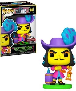 Spastic Pops In Stock! POP Disney: Villains- Hook (Blacklight) (Special Edition Exclusive)