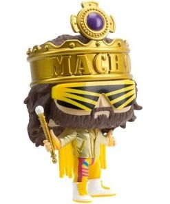 Spastic Pops In Stock! POP! WWE: King Macho Man Metallic Pop! Vinyl Figure - Entertainment Earth Exclusive