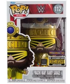 Spastic Pops In Stock! POP! WWE: King Macho Man Metallic Pop! Vinyl Figure - Entertainment Earth Exclusive