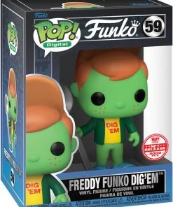 Spastic Pops PREORDER (Arrival Q1 2023) Kellogg's Series 1 [Physical Item Only]: Pop! Digital NFT Release LE3000 [Royalty] Freddy Funko As Dig 'Em Frog #59