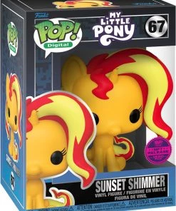 Spastic Pops PREORDER (Arrival Q1 2023) My Little Pony Series 1 [Physical Item Only]: Pop! Digital NFT Release LE1550 [Legendary] Sunset Shimmer #67