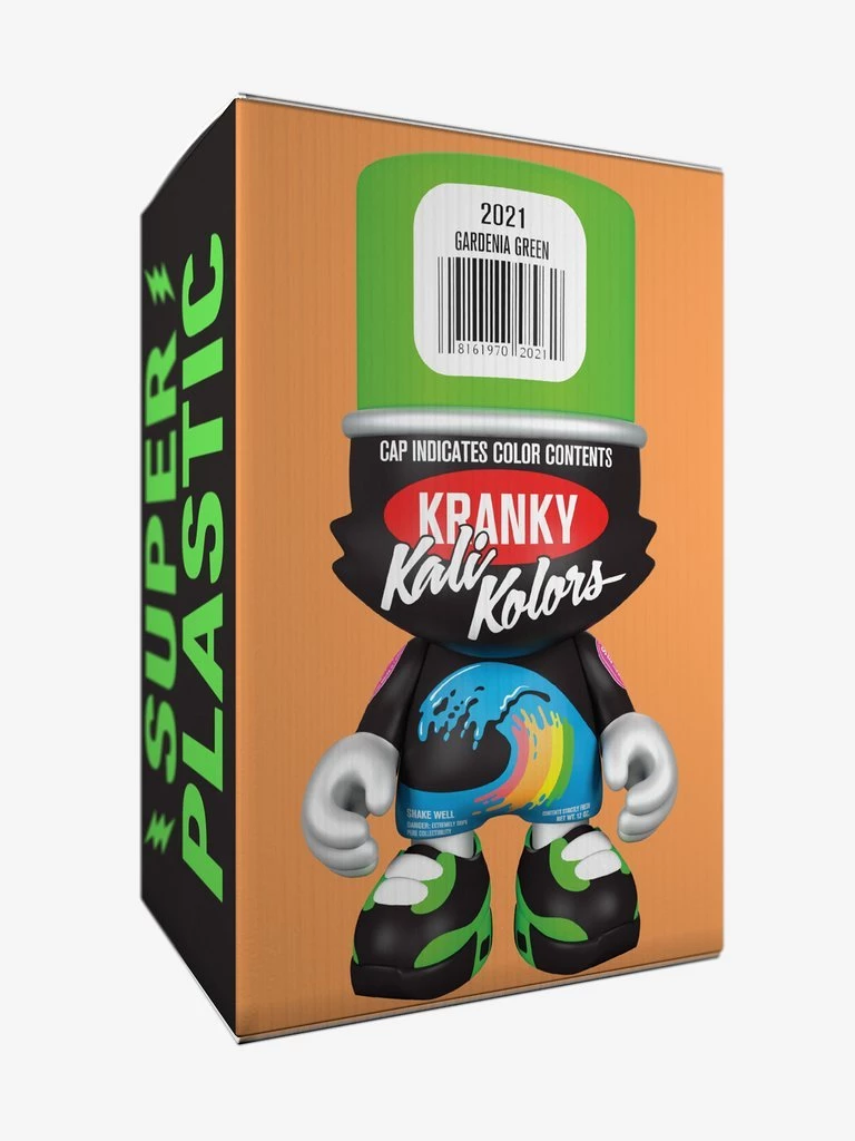 Spastic Pops SuperPlastic! Superplastic Gardenia Green SuperKranky 8" By Sket One 6 Spastic Pops SuperPlastic! Superplastic Gardenia Green SuperKranky 8" By Sket One