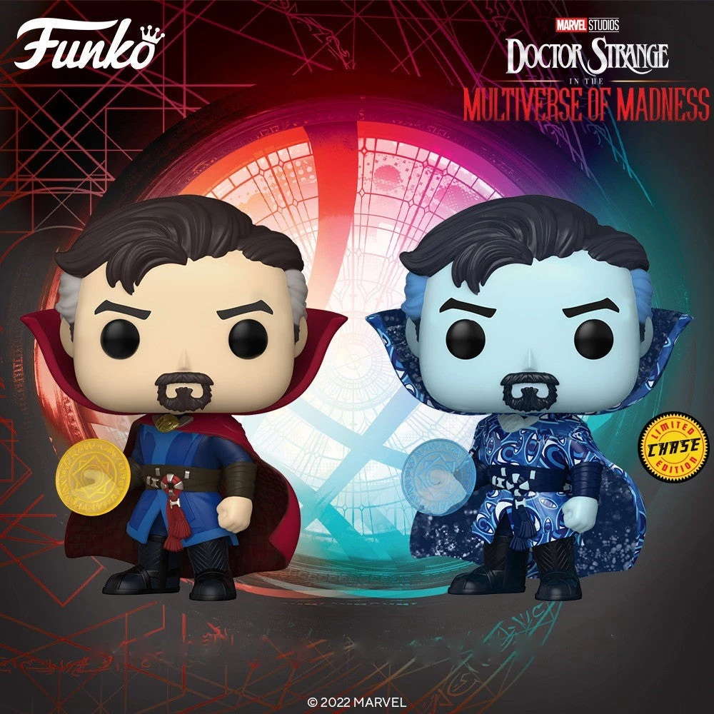 Spastic Pops Pre-Orders! PREORDER (Arrival Q3 2022) POP! Marvel's Doctor Strange In The Multiverse Of Madness Madness Doctor Strange Set Of 2 (Chase & Common) 1 Spastic Pops Pre-Orders! PREORDER (Arrival Q3 2022) POP! Marvel's Doctor Strange In The Multiverse Of Madness Madness Doctor Strange Set Of 2 (Chase & Common)