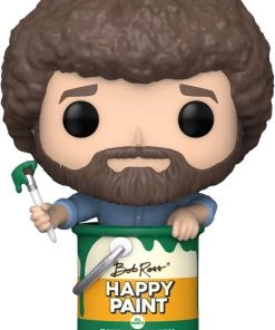 Spastic Pops Pre-Orders! PREORDER (Arrival Q4 2022) BOB ROSS [Physical Item Only]: Pop! Digital NFT Release LE999 [Grail] Bob Ross In Paint Can #09