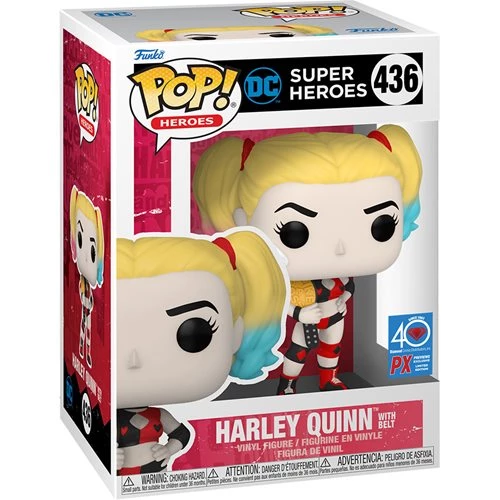 Spastic Pops Pre-Orders! PREORDER (Arrival Q4 2022) DC Comics Harley Quinn With Belt Pop! Vinyl Figure - PX Previews Exclusive 1 Spastic Pops Pre-Orders! PREORDER (Arrival Q4 2022) DC Comics Harley Quinn With Belt Pop! Vinyl Figure - PX Previews Exclusive