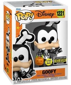 Spastic Pops Pre-Orders! PREORDER (Arrival Q4 2022) Disney Skeleton Goofy Glow-in-the-Dark Pop! Vinyl Figure - Entertainment Earth Exclusive