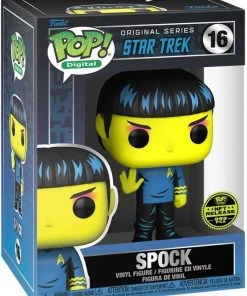 Spastic Pops Pre-Orders! PREORDER (Arrival Q4 2022) Star Trek Series 1 [Physical Item Only]: Pop! Digital NFT Release LE999 [Grail] Spock (Blacklight) #16
