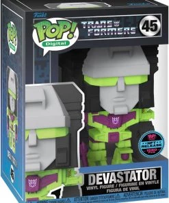 Spastic Pops PREORDER (Arrival Q4 2022) TRANSFORMERS [Physical Item Only]: Pop! Digital NFT Release LE1550 [Legendary] Devastator #45 Pre-Orders!
