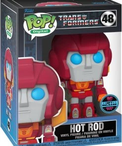 Spastic Pops Pre-Orders! PREORDER (Arrival Q4 2022) TRANSFORMERS [Physical Item Only]: Pop! Digital NFT Release LE1550 [Legendary] Hot Rod #48