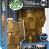 Spastic Pops Pre-Orders! PREORDER (Arrival Q4 2022) TRANSFORMERS [Physical Item Only]: Pop! Digital NFT Release LE999 [Grail] Optimus Prime (Gold) #49