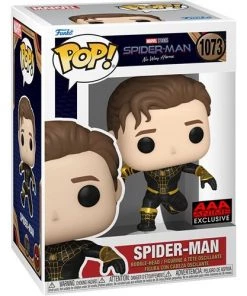 Spastic Pops Pre-Orders! PREORDER (Estimated Arrival Q4 2022) Spider-Man: No Way Home Unmasked Spider-Man Black Suit (Chase & Common Set Of 2) (AAA Anime Exclusive)