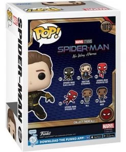 Spastic Pops PREORDER (Estimated Arrival Q4 2022) Spider-Man: No Way Home Unmasked Spider-Man Black Suit Common (AAA Anime Exclusive)