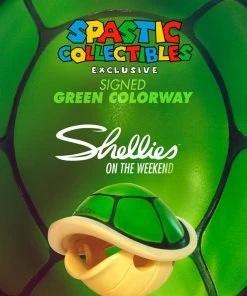Spastic Pops Designer Brands! PREORDER (Expected Arrival Late MAY 2021) SHELLIES: LE75 Spastic Collectibles Exclusive Autographed Green Colorway [Shellies On The Weekend]