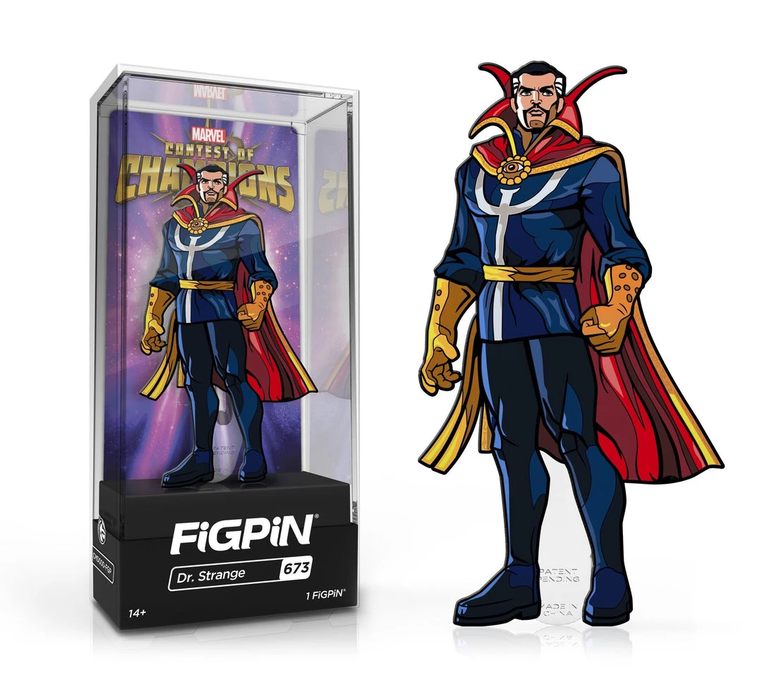 Spastic Pops FiGPiN Classic MARVEL'S CONTEST OF CHAMPIONS - Dr. Strange (673) (1ST EDITION LE2K) All In Stock! 1 Spastic Pops FiGPiN Classic MARVEL'S CONTEST OF CHAMPIONS - Dr. Strange (673) (1ST EDITION LE2K) All In Stock!
