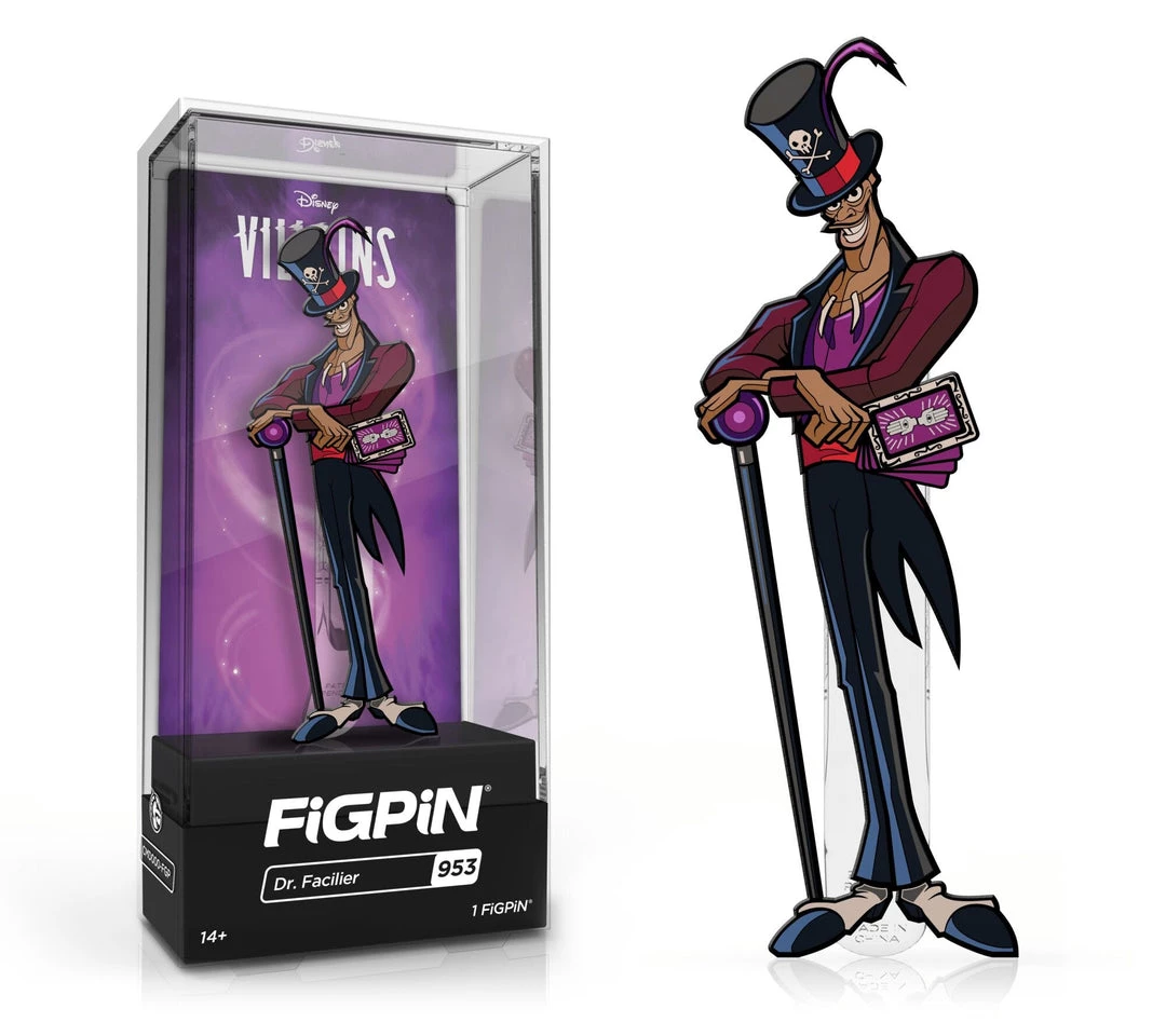 Spastic Pops PREORDER (EXPECTED Q4 2022): FiGPiN Classic DISNEY VILLAINS Dr. Facilier (953) 1st Edition - LE1500 1 Spastic Pops PREORDER (EXPECTED Q4 2022): FiGPiN Classic DISNEY VILLAINS Dr. Facilier (953) 1st Edition - LE1500
