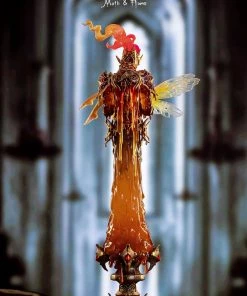 Spastic Pops Designer Brands! PREORDER (Expected Q4 2022) [WEARTDOING] LE299 The Sleeping Beauty—Moth & Flame-Black