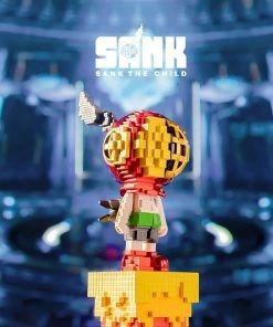 Spastic Pops [SANK TOYS] LE499 藏克-像素系列-原子超能 Sank-Pixel Series-Atom