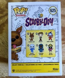 Spastic Pops Scooby-Doo Alternative Name: Scooby-Doo (Holding Sandwich) Type: Vinyl Art Toys Brand: Funko Series: Pop! Animation , Pop! Vinyl Reference #: 625 Released: Jul 2019 Related Subjects: Scooby-Doo , Scooby-Doo! In Stock!