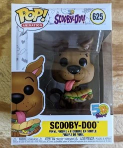 Spastic Pops Scooby-Doo Alternative Name: Scooby-Doo (Holding Sandwich) Type: Vinyl Art Toys Brand: Funko Series: Pop! Animation , Pop! Vinyl Reference #: 625 Released: Jul 2019 Related Subjects: Scooby-Doo , Scooby-Doo! In Stock!