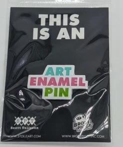 Spastic Pops Scott Tolleson Enamel Pin: Art Enamel Pin Designer Brands!