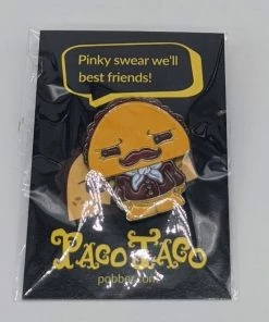 Spastic Pops Scott Tolleson Enamel Pin: Paco Taco Caliente