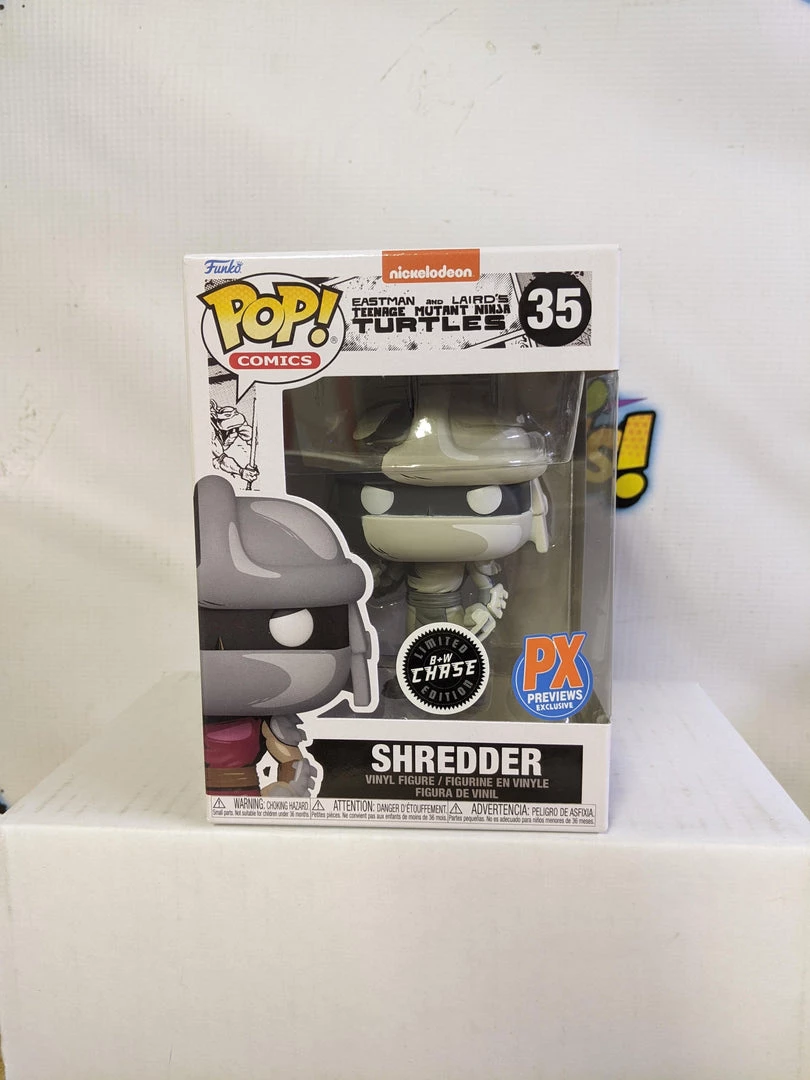 Spastic Pops Shredder Eastman & Laird's - Shredder (Black & White) 1 Spastic Pops Shredder Eastman & Laird's - Shredder (Black & White)