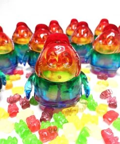 Spastic Pops SLIMSULIT: LE36 Yasha Gummy Boy Solid Cast Resin Hand Painted Designer Brands!