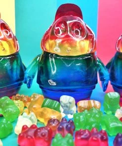 Spastic Pops SLIMSULIT: LE36 Yasha Gummy Boy Solid Cast Resin Hand Painted Designer Brands!