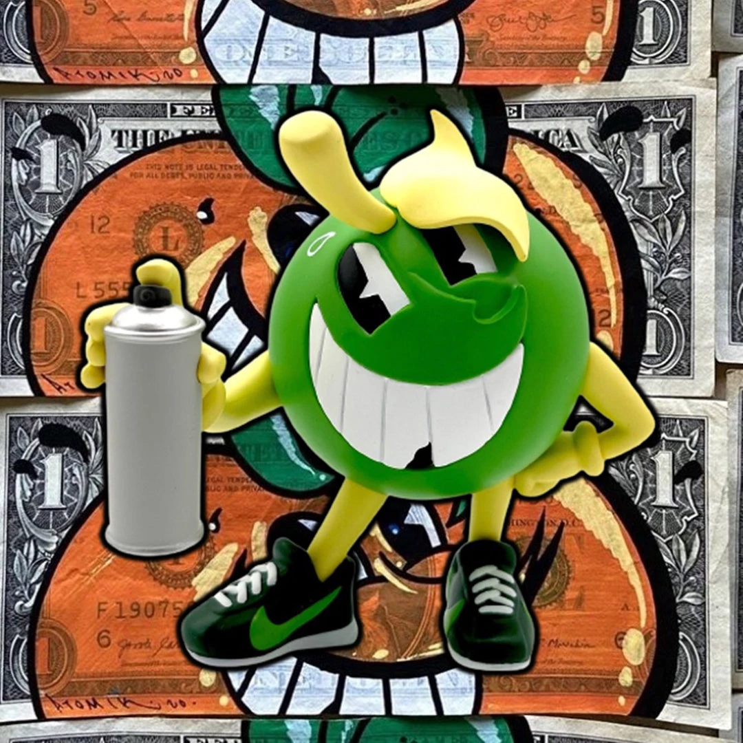 Spastic Pops LE99 Atomik Orange: "Mojito" Edition By Atomik X UVD Toys 2 Spastic Pops LE99 Atomik Orange: "Mojito" Edition By Atomik X UVD Toys